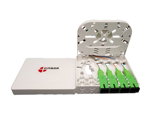 comprare Box di terminazione in fibra ottica 4Core con ampio spazio per lo stoccaggio di fusione in fibra con DIN Rail PTO fabbricazione online