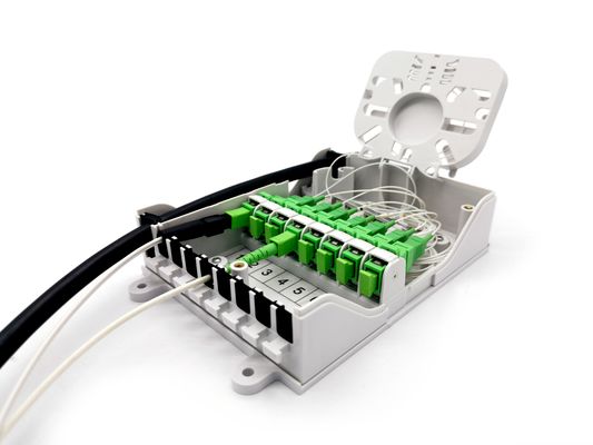 comprare 8 porte SC Fibra ottica scatola di distribuzione passare attraverso la progettazione in FTTH GPON CATV fabbricazione online