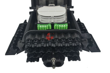 comprare 1 x 8 contenitori a fibra ottica di separatore, i 24 nero a fibra ottica della chiusura del separatore dei porti pp fabbricazione online