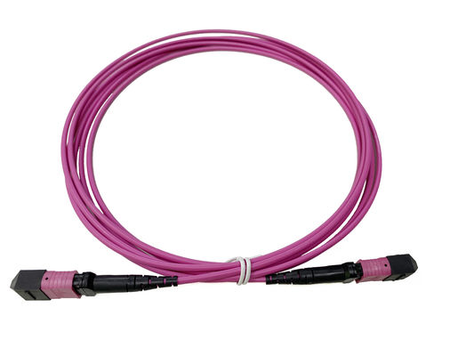 comprare 12 core OM4 Fibra ottica MTP MPO Cable Patch Cord per prestazioni ottimali di rete Data Center fabbricazione online