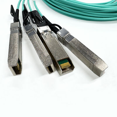 comprare Alta qualità 100G QSFP28 OM3 cavo ottico attivo AOC cavo trasmettitore ottico utilizzato per la rete fabbricazione online