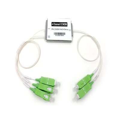 comprare Modulo CWDM 4CH 1270 1290 1310 1330nm CWDM 1×4 con SC APC, tubo flessibile bianco da 0,9 mm, 0,5 m fabbricazione online