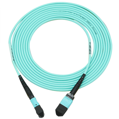 comprare 400G MPO Cable MPO to MPO Patch Cord Female OM3 16 Fibre tipo B 5M fabbricazione online