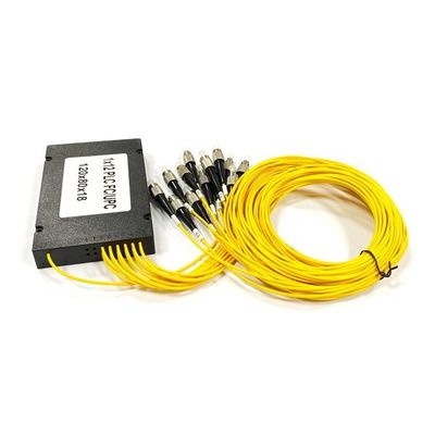 comprare Scatola di distribuzione ottica in fibra FTTH 1x12 con connettore FC, scatola ABS, splitter PLC per pannello patch rack fabbricazione online
