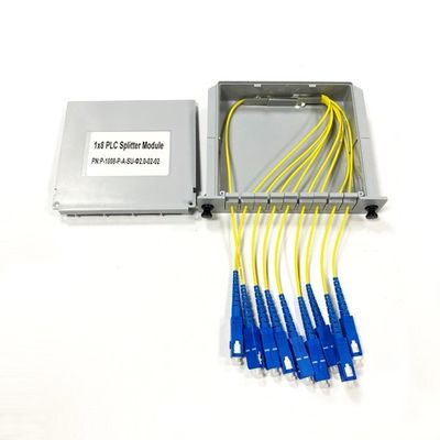 comprare 1x32 Optical Fiber PLC Splitter High Channel Isolation Minimizing Signal Interference in Fiber Optic Network Applications fabbricazione online