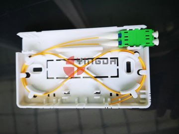 comprare 2 supporto di plastica della parete dell'utilizzatore finale del porto LC/APC della scatola di fibra ottica duplex dell'abbonato fabbricazione online