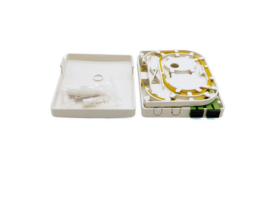 comprare uno Sc Fibra Optica Rosette For Fiber dei 2 centri al fissato al muro dell'interno domestico con la cassetta fabbricazione online
