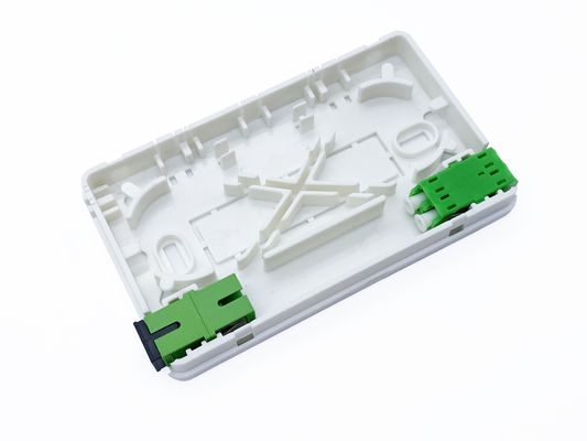 comprare Lega fissata al muro OTB ODB del porto bianco ABS+PC di 2SC Mini Roseta Fiber Termination Box 2 fabbricazione online