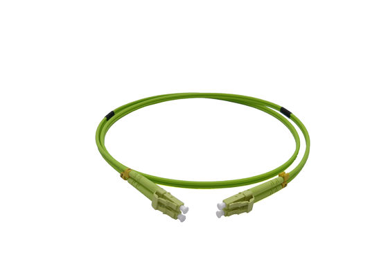 comprare Verde ottico 1M 3mm LSZH della rete via cavo di zipcord 100G 40G di LC del saltatore del cavo di toppa di Data Center OM5 fabbricazione online