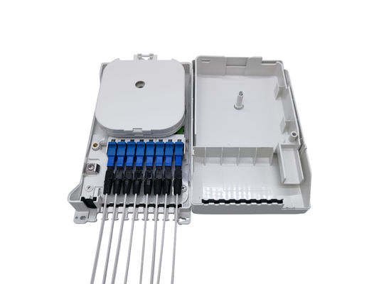 comprare La scatola bianca fissata al muro dell'interno Mini Compact 8 di termine del cavo a fibre ottiche di IP54 FTTH svuota l'adattatore dello Sc fabbricazione online