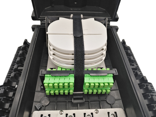 comprare Contenitore unito di cavo a fibre ottiche dei porti del cavo flessibile 16 di FTTH, recinzione a fibra ottica della scatola di giunzione fabbricazione online