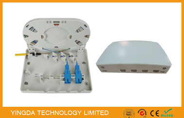 comprare Scatola a fibra ottica ignifuga/4 di termine di FTTx dell'ABS la mini Port il quadro d'interconnessione ottico della fibra fabbricazione online