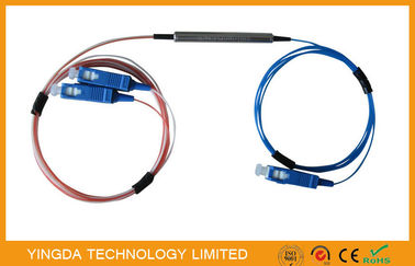 comprare l'accoppiatore a fibra ottica del separatore del Plc di 2 x di 1 Pon, accoppiatore fuso 1310nm 1550nm di Fbt si raddoppia finestre 50%/50% fabbricazione online