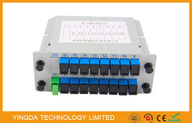 comprare 1260 - 1650 nanometro Lgx 1 * 16 separatori a fibra ottica 1 di multi Manica SpA x scanalatura 16 2 fabbricazione online