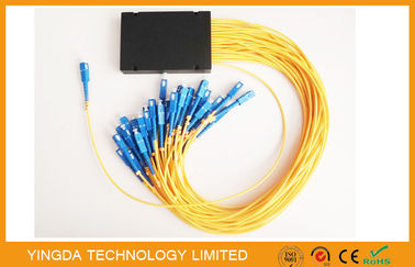 comprare Contenitore a fibra ottica di separatore del Plc di 1:16, cavo a fibre ottiche di fibra ottica del modulo g657a2 Corning del separatore fabbricazione online
