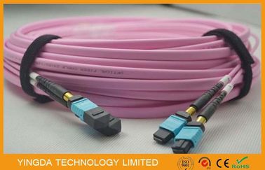 comprare Multi cavo Om4 piano, assemblaggio cavi a fibra ottica di modo MTP MPO del centro dati della toppa fabbricazione online