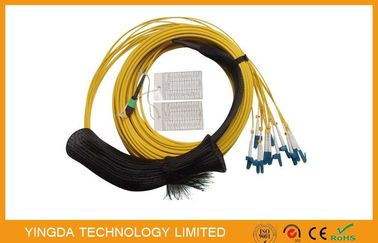 comprare Cavo impermeabile di MP MTP MPO, un cavo a fibre ottiche dei 12 centri con la spina dell'occhio di trazione fabbricazione online