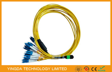 comprare 24Core Multi Fiber Bundle MTP MPO Cable MPO LC Fan Out Patch Cord 2mm fabbricazione online