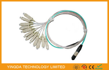 comprare Sc 900um, multi trecce a fibra ottica del puntale del cavo 7.8mm di OM3 10G MTP MPO fabbricazione online