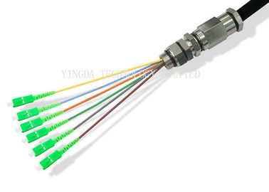 comprare 6 di metro monomodali a fibra ottica impermeabile 0.9mm dello Sc/APC 9/125 um OS2 LSZH 15 del centro delle trecce per le Telecomunicazioni all'aperto fabbricazione online