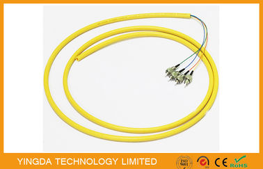 comprare I centri a fibra ottica Bunchy LSZH 0.9MM gialli, treccia della treccia 4 di ODF di singolo modo fabbricazione online