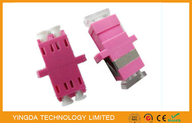 comprare Duplex OM4, fibre porpora di plastica di LC del quadrato dell'adattatore del cavo a fibre ottiche di LC fabbricazione online