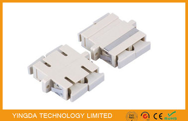 comprare Adattatore di millimetro DX della plastica di PBT/accoppiatore a fibra ottica bianchi, adattatore duplex dello Sc fabbricazione online