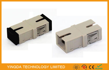 comprare Accoppiatore di fibra ottica misto durevole OM2 senza beige dell'adattatore dello Sc della flangia fabbricazione online