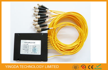 comprare plastica a fibra ottica dell'ABS del modulo del separatore di 1X8 SpA per la rete di Fttx/la distribuzione segnale ottico fabbricazione online