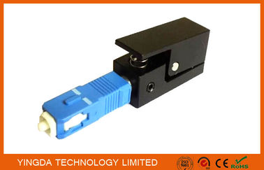 comprare Accoppiatore semplice di fibra ottica dell'adattatore del nero blu a fibra ottica quadrato dello Sc MP/millimetro fabbricazione online