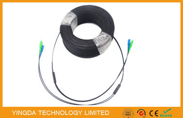 comprare La toppa a fibra ottica dell'interno cabla lo Sc l'APC - i corredi LSZH FRP di uscita di cavo flessibile del duplex FTTH dello Sc fabbricazione online