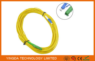 comprare HUBER + SUHNER E2000 a giallo a fibra ottica dell'assemblea plenaria del cavo LSZH della toppa di lan di LC fabbricazione online