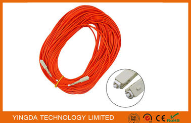 comprare Sc a fibra ottica del cavo di toppa di LSZH - Sc con l'arancia dell'alloggio/cavo a fibre ottiche beige semplici di Corning fabbricazione online