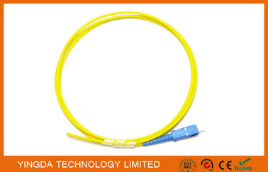 comprare Cavo ottico giallo ottico 1Meter LSZH G.652D di simplex 3mm dello Sc UPC MP della treccia fabbricazione online