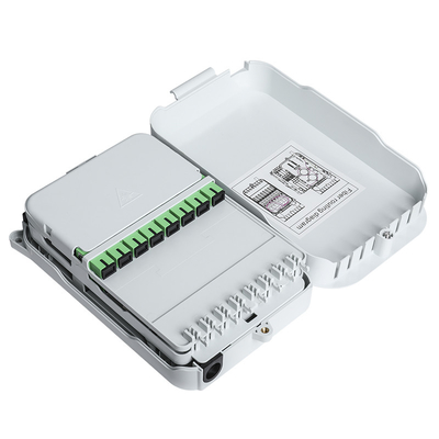 comprare Metà di supporto dell'interno della parete della scatola IP55 FTTH di termine del cavo a fibre ottiche della portata 16 del porto di plastica fabbricazione online