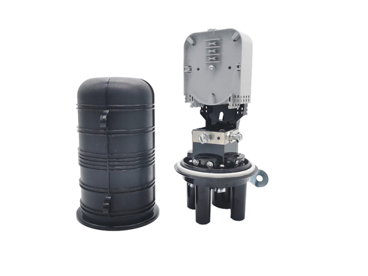 comprare 48 supporto della parete della guarnizione degli strizzacervelli di calore della chiusura dei centri IP68 FTTH Mini Dome Fiber Optic Splice fabbricazione online