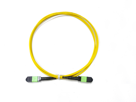 comprare Fibra ottica MTP MPO APC di polarità B 12 femminile all'assemblaggio cavi maschio del camion del cavo di toppa fabbricazione online