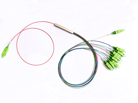 comprare Connettore d'acciaio dello Sc APC del separatore dello SpA di NAP Fiber Optical Splitter G657A1 1x9 FTTR della metropolitana fabbricazione online