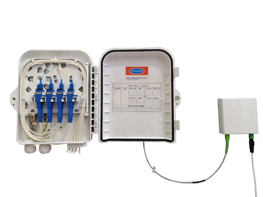 YINGDA FTTH 8 Core Plastic Pole Mounting Fiber Optic Splitter Distribution Box Drop Cable 3mm per interni