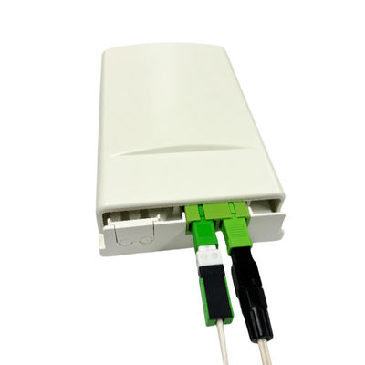 Montatura a parete 2port Fibra Temrinazione Box per Drop Cable Applicazione interna