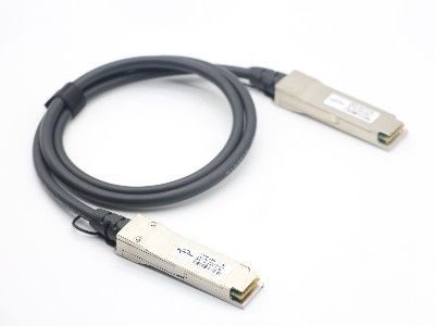 40G SFP DAC Cable QSFP+ To QSFP+ Passive Copper Cable PVC Nero