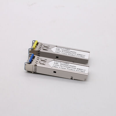 Modulo Sfp 1.25G 40km T1550 R1310 Ricetrasmettitore Sfp Epon Modulo Ottico Sfp Fibra Monomodale Sc Soluzione Fttx di Rete